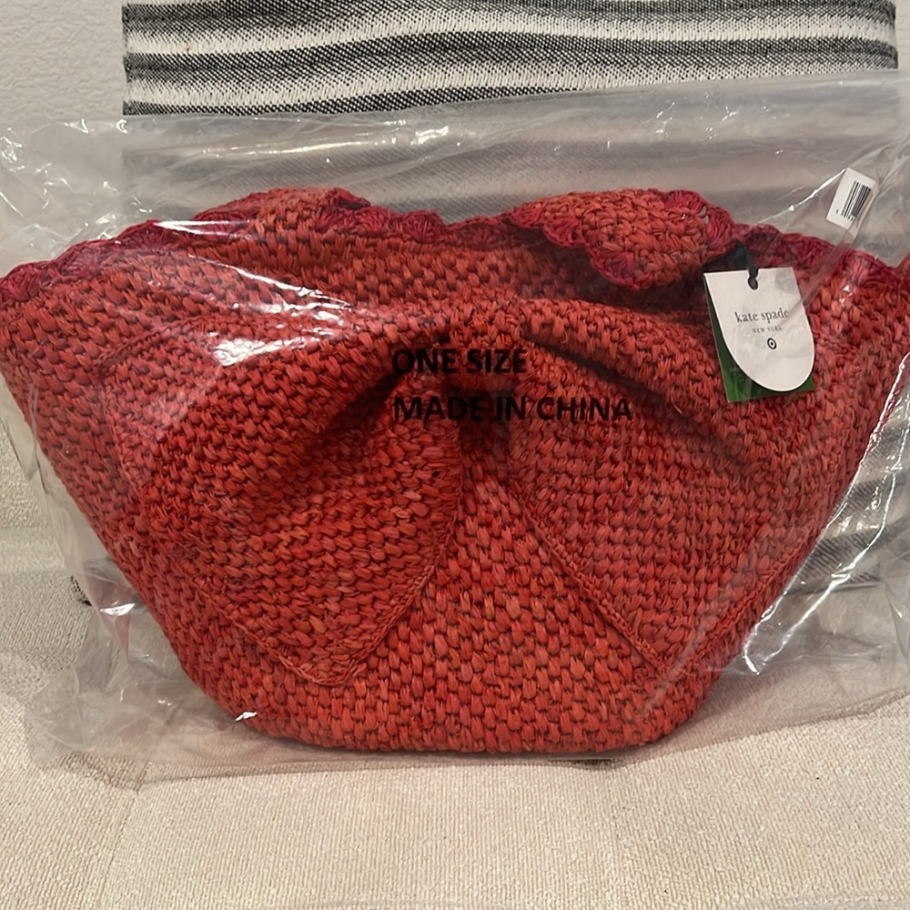 NWT Kate Spade X Target Raffia Bow Bag UNOPENED